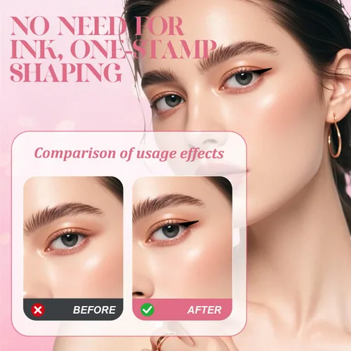 Vista 3 de Sello delineador de ojos plegable, juego de delineadores de ojos de gel de una pieza para alas perfectas, delineadores de ojos a prueba de manchas