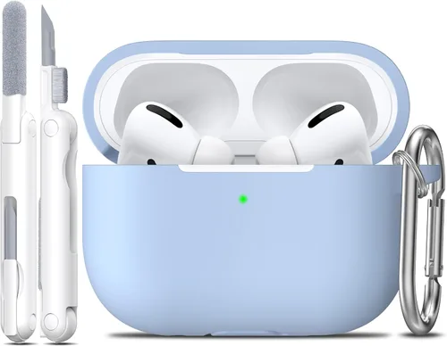 Vista 80 de Funda para AirPods con llavero, protección completa, de silicona, accesorios para AirPods, funda para chicas con estuche de carga inalámbrico
