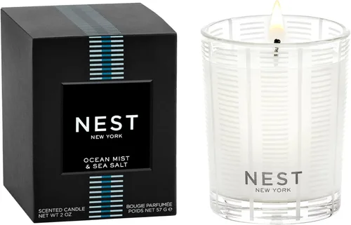 Vista 9 de NEST New York Vela votiva perfumada, limón Amalfi y menta, 2 onzas, tiempo de combustión de hasta 28 horas, recipiente de vidrio reutilizable