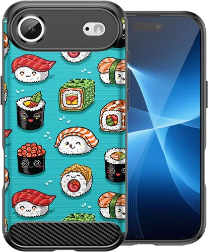 Vista 21 de CasesOnDeck Case Compatible with [Apple iPhone 17 Air/iPhone 17 Air Case] Pictorial Patterned TPU Design Case Flexible Slim and Elegant (Astronaut)