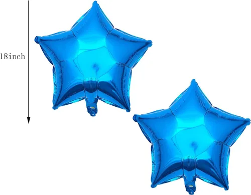 Vista 5 de 5 globos de papel de aluminio de tiburón bajo el mar, decoraciones de fiesta temática de tiburón oceánico, decoración de fiesta temática de Mylar