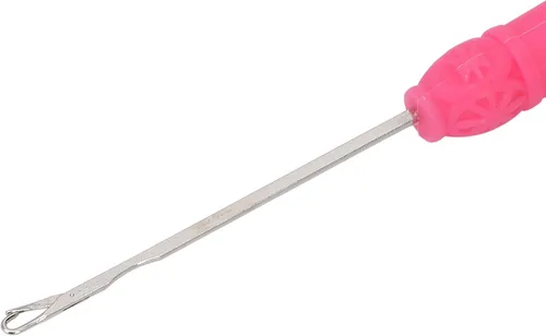 Vista 8 de 5 ganchos de plástico para extensiones de cabello, juego de ganchillo, herramienta de gancho para trenzar el cabello (rojo rosa #2)