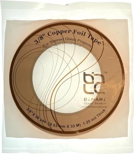 Vista 13 de Todo tipo de láminas de cobre para obras de vidrieras (1/2 lámina negra)