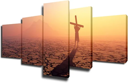 Vista 36 de TUMOVO Jesús Christian - Pintura sobre lienzo de 5 piezas