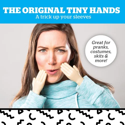 Vista 2 de Manos pequeñas BigMouth Inc, juguete, pequeños trucos bajo la manga