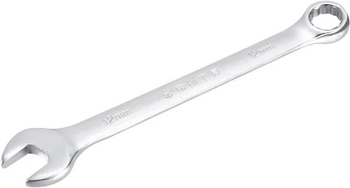 Vista 8 de uxcell Llave combinada métrica de extremo abierto, caja de 12 puntos, 0.315 in, acabado cromado, Cr-V