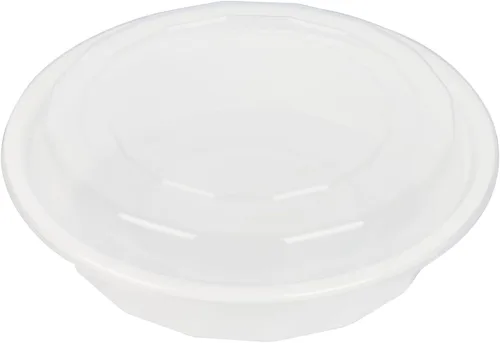 Vista 22 de Asporto - Cajas para llevar de 16 onzas, 50 recipientes de alimentos para llevar para microondas, tapas de plástico transparente incluidas, no Negro