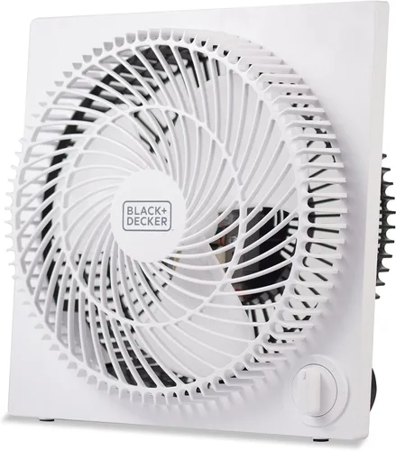 Vista 10 de BLACK+DECKER Ventilador de piso de alta velocidad, ventilador independiente de 15.6 pulgadas de diámetro, 5 aspas de plástico, 3 velocidades, ajuste