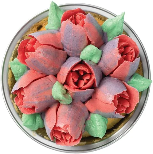 Vista 25 de Restaurantware Pastry Tek - Juego de puntas de tubería rusas de 17 piezas duraderas para decoración de tartas, 6 puntas de tubería, 10 bolsas