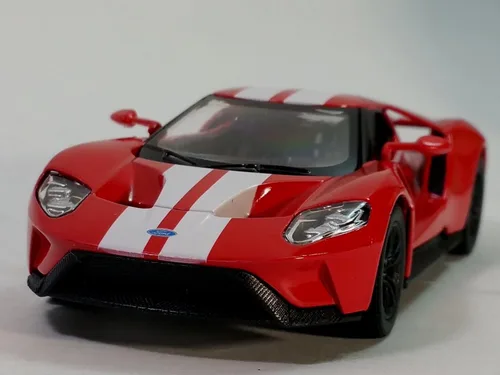 Vista 8 de KiNSMART - 2017 Ford GT 1:38 escala 5 "Die Cast Model Toy Super Car (4 juegos)