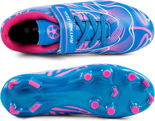 Vista 4 de Zapatos de fútbol FGAG para niños y niñas