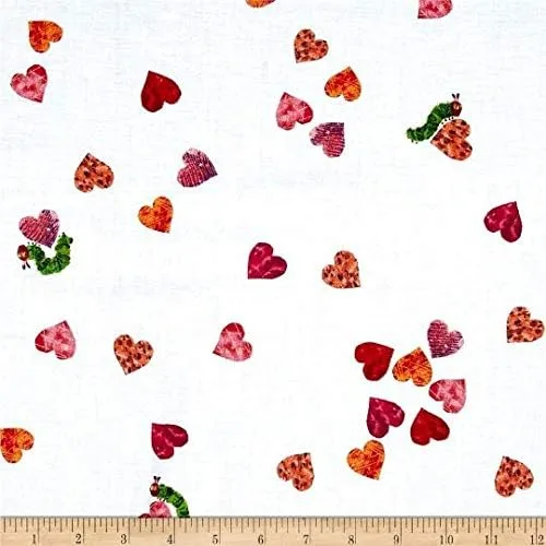 Vista 2 de Very Hungry Caterpillar Paquete pequeño Love (2 telas más 1 panel) (paquete medio patio + un panel completo)