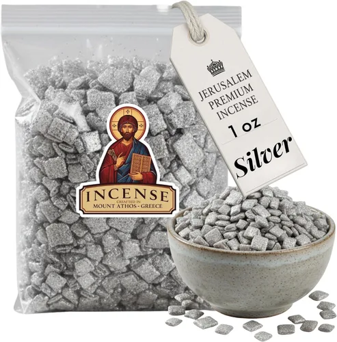 Vista 15 de Holy Land Market Jerusalem Incienso – para iglesia o uso personal, calidad premium del Monte Athos (negro, 1 oz)