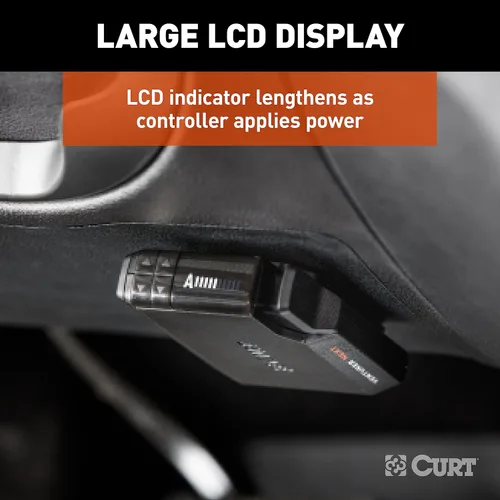 Vista 4 de CURT 51116 Venturer Next - Controlador de freno eléctrico para remolque, retardo de tiempo, totalmente ajustable, perfil bajo, 1-3 ejes