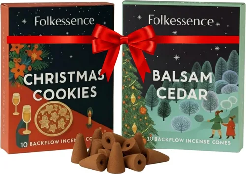 Vista 11 de Folkulture Conos de incienso de reflujo (20 conos) Paquete de 2 conos de reflujo de playa para relajación y estado de ánimo calmante Sin carbón