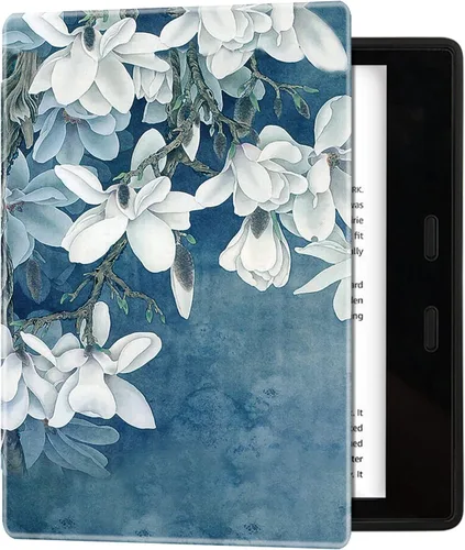Vista 7 de BOZHUORUI Funda suave para Kindle Oasis (10ª generación, versión 2019 y 9ª generación, versión 2017) – Funda protectora delgada y ligera con apagado