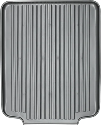 Vista 8 de Better Houseware Tablas de drenaje para encimera de cocina 19.6 x 15.6 x 1.5 Alfombrilla de drenaje de platos en color almendra protege