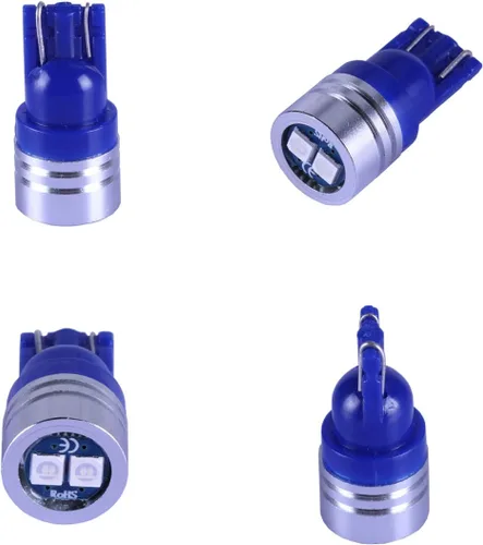 Vista 4 de iBrightstar Bombillas LED de cuña T10 W5W con chipsets 3030 extremadamente brillantes 168 175 194 2825 para luces de placa de matrícula, mapa