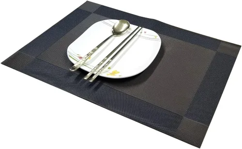 Vista 8 de GARASANI Cuchara y palillos tradicionales coreanos cubiertos de acero inoxidable chapado en titanio dorado (Longevidad dorada)