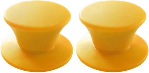 Vista 9 de JoyTube Pomo universal de repuesto para tapas de sartén, cubierta de silicona resistente al calor, asas de sujeción, sin BPA, aptas