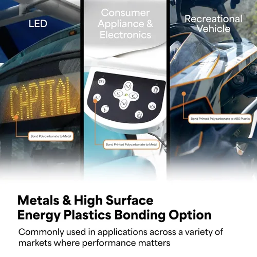 Vista 9 de 3 M 467 MP, cinta de transferencia, 2 Mil (múltiples tamaños), Transparente, 1