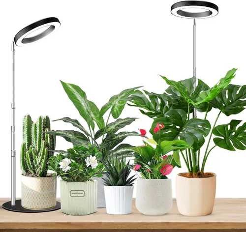 Vista 8 de Aokrean Luz de Crecimiento para Plantas, 48 LEDs Luces de Crecimiento de Espectro Completo para Plantas de Interior, Lámpara de Crecimiento