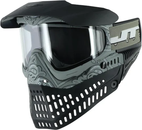 Vista 2 de JT Proflex LE Bandana gris con lente transparente y humo