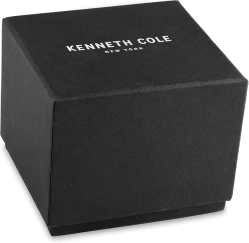 Vista 4 de Kenneth Cole New York Reloj clásico reloj de lujo para mujer, reloj de acero inoxidable, resistente al agua, elegante diseño rectangular con esfera