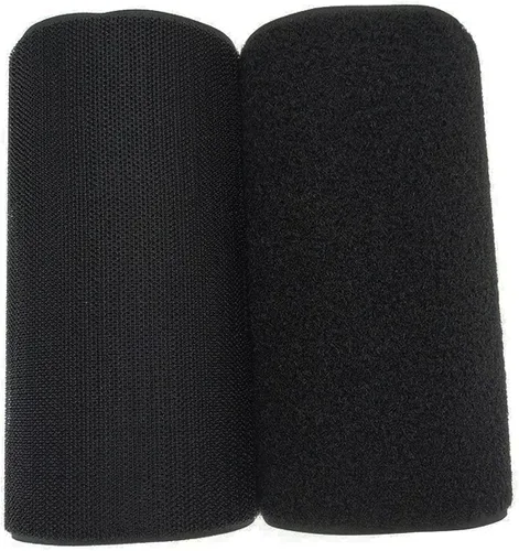 Vista 13 de Cinta de tela de nailon para coser de 1 pulgada de ancho x 32.8 ft de largo, color negro
