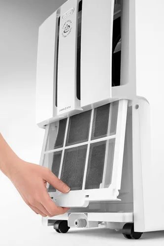 Vista 11 de De'Longhi Deshumidificador de 50 pintas con bomba, color blanco