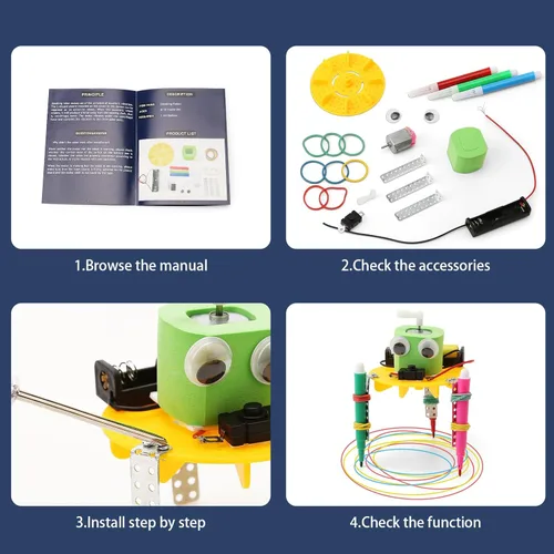 Vista 8 de Kits de robótica STEM para niños de 8 a 10 años de 8 a 12 años, construye un robot de ingeniería, juguetes de construcción, proyectos