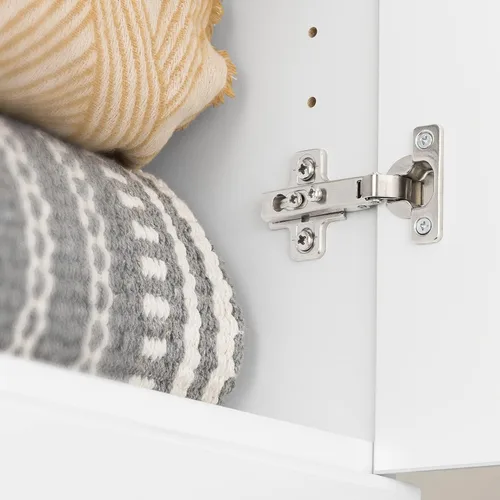 Vista 8 de Prepac Elite - Armario de almacenamiento estrecho de madera de ingeniería de 65 pulgadas en color blanco