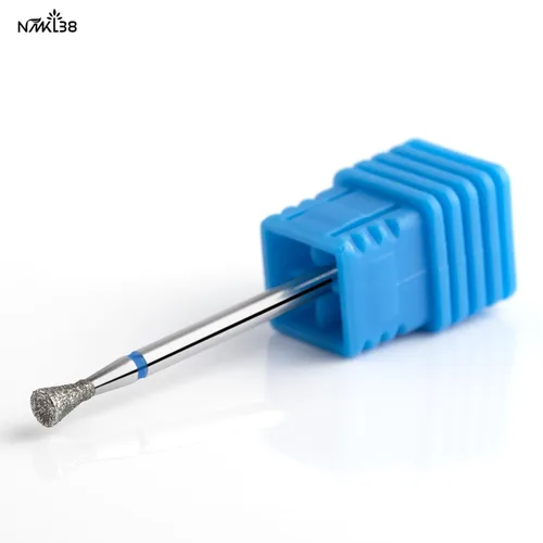 Vista 5 de NMKL38 Broca de diamante cónico para uñas, herramientas profesionales para quitar cutículas para uñas de gel acrílico, manicura seca y pedicura