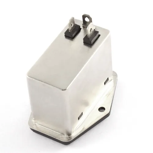 Vista 2 de uxcell a15060800ux0453 CW2C-10A-T - Filtro EMI de potencia con supresor de ruido, CA 115/250V 10 Amp