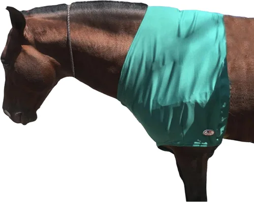 Vista 9 de Majestic Ally Protector y protección de hombro de caballo de elastano/elastano elástico en 4 direcciones (L, negro)