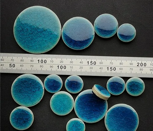 Azulejos de mosaico de 7.05 oz, paquete de azulejos de mosaico de cerámica para decoración del hogar, manualidades, platos, marcos de fotos,