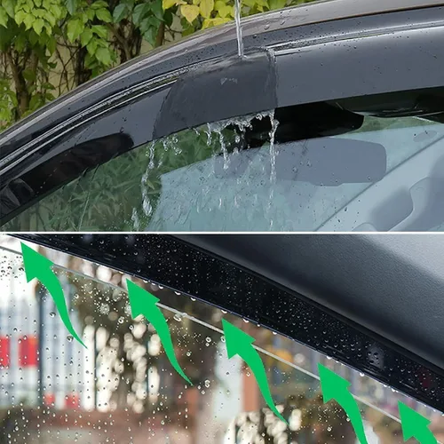 Vista 3 de 92127 Visera original para ventana lateral, protector de lluvia estilo montaje exterior, juego de 2 piezas para Chevrolet S10/Sonoma 1994-2004