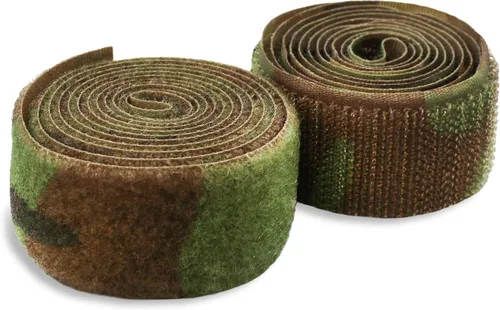 Vista 10 de Cinta de velcro beige de nailon de 1 pulgada de ancho, no adhesiva, 5 yardas de longitud, juego de cierres de cinta entrelazada para bolsos, ropa