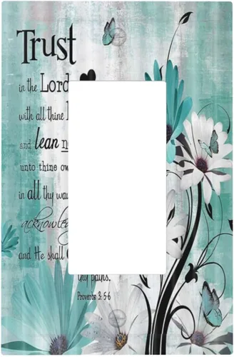 Vista 9 de Bear Moose Lodge Woodland - Placa de interruptor de luz dúplex individual de 1 banda, cubierta de salida decorativa de pared, placa frontal