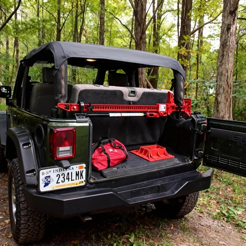 Vista 6 de SINOKING Abrazadera de goma de montaje en pala para asegurar equipos de 1-1/4" a 1-3/8" de diámetro para el hogar, garaje, barco, RV, ATV