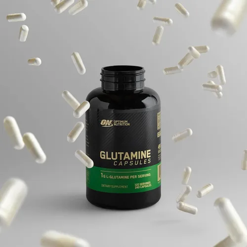 Vista 10 de Optimum Nutrition Cápsulas de recuperación muscular de L-glutamina, 240 Ct