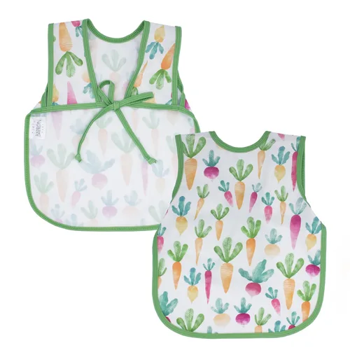 Vista 19 de BapronBaby Galletas y leche Bapron – Babero más seguro sin lazo para el cuello para bebés y niños pequeños – Suave impermeable resistente a