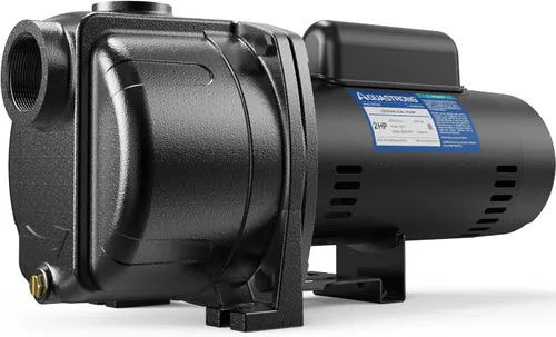Vista 7 de AQUASTRONG Bomba centrífuga de chorro de pozo poco profundo de 1.5 HP, 4250 GPH, 115/230 V, bomba de refuerzo de hierro fundido duradera
