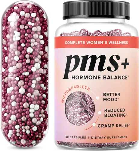 Suplemento de apoyo para el síndrome premenstrual para mujeres con alivio del síndrome premenstrual | Acné hormonal, equilibrio hormonal y alivio