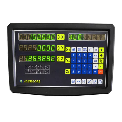 Vista 12 de Lectura digital de 2/3 ejes y codificador DRO de escala de vidrio lineal de precisión TTL para torno de fresado. Nota: la pantalla y las básculas se