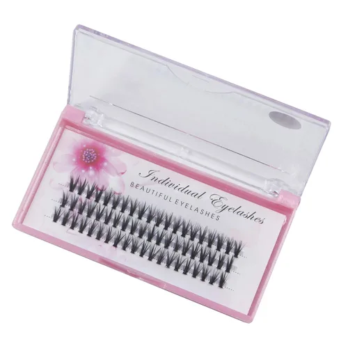 Vista 5 de Bodermincer Kit de extensiones de pestañas postizas 20D suaves de 0.003 in, rizo C, racimos de pestañas individuales