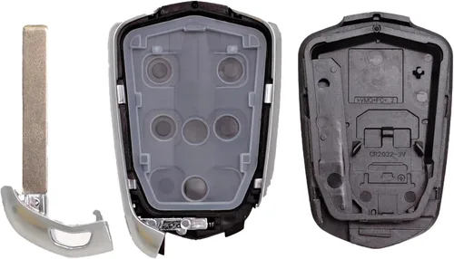 Vista 2 de SUPALAND Funda de repuesto para llavero Cadillac Escalade ESV 2015 2016 2017 2018 2019 2020 entrada sin llave control remoto 6 botones