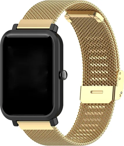 Vista 9 de E ECSEM Correas de metal compatibles con iTouch Air 3 de 1.575 pulgadas, correas de repuesto ajustables de acero inoxidable, correa de reloj