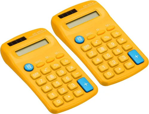 Vista 8 de PATIKIL Calculadora básica, paquete de 2 calculadoras de pantalla LCD de 8 dígitos, 4 funciones, calculadora de escritorio pequeña, calculadora