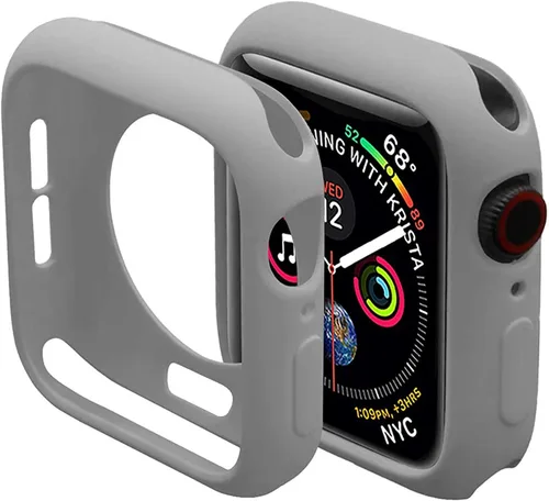 Vista 36 de Miimall Funda compatible con Apple Watch de 1.77 pulgadas, funda delgada de poliuretano termoplástico antiarañazos, funda protectora para Apple